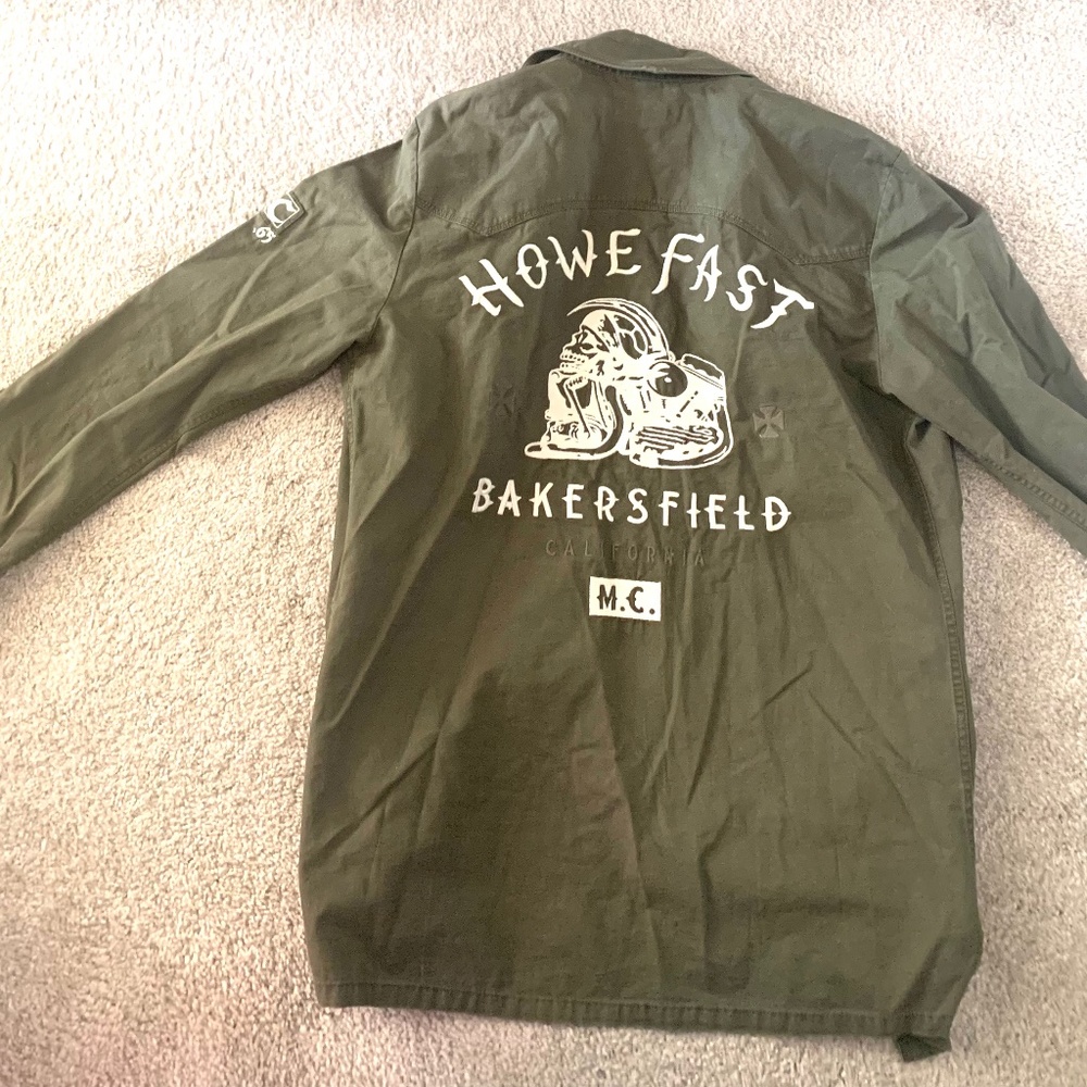 Howe army green shirt - Picture 4 of 5